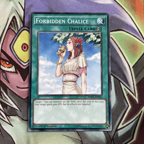 WIRA-EN053 Forbidden Chalice Common 1st Edition NM Yugioh Card