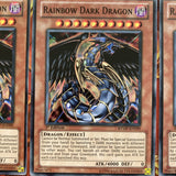 RYMP-EN099 Yugioh! - x3 Rainbow Dark Dragon - Common- 1st Ed
