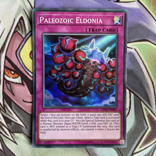 OP06-EN007 Paleozoic Eldonia Super Rare UNL Edition NM Yugioh Card