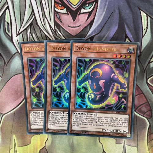 IGAS-EN003 x3 Doyon @Ignister Ultra Rare Excellent Condition Yugioh
