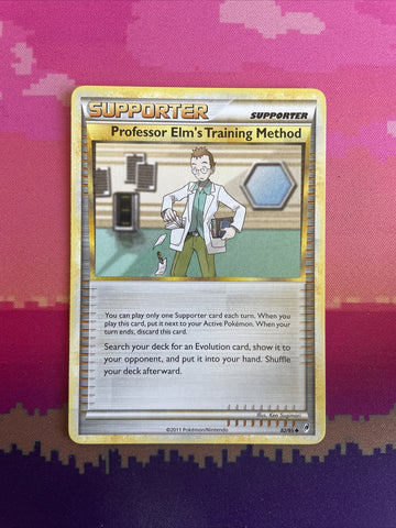 Pokemon Card Professor Elm's Training Method Uncommon 82/95 Near Mint