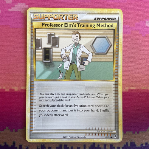 Pokemon Card Professor Elm's Training Method Uncommon 82/95 Near Mint