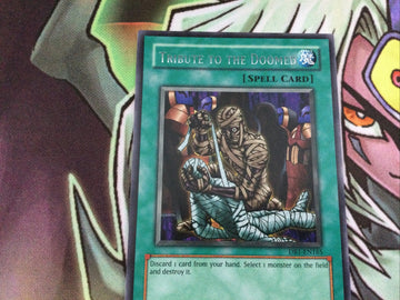 DB1 EN165 Yugioh Tribute To The Doomed - (Rare) Unlimited Edition (back)