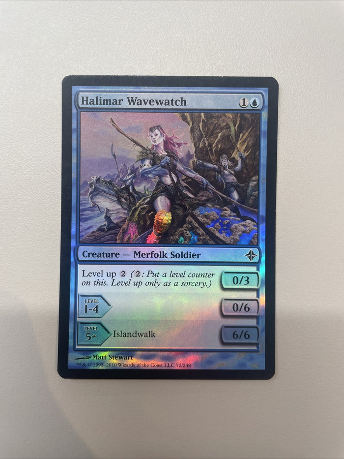 Halimar Wavewatch - Rise Of The Eldrazi FOIL Excellent Magic MTG