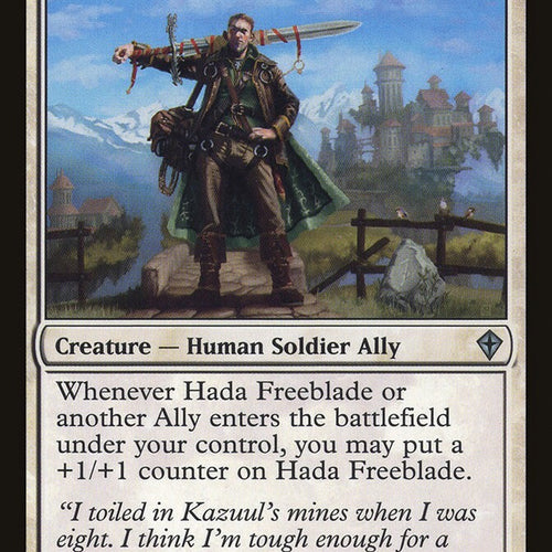 Hada Freeblade -  Worldwake Excellent Magic MTG