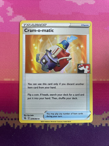 Pokemon Card Cram-o-matic Holo Prize Pack 229/264 Near Mint