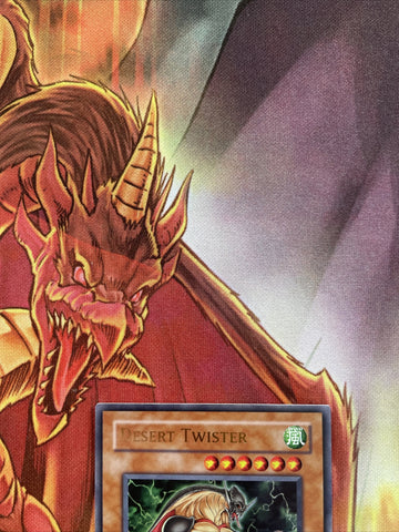 TAEV-EN034 Desert Twister Ultra Rare 1st Edition Yugioh (back)