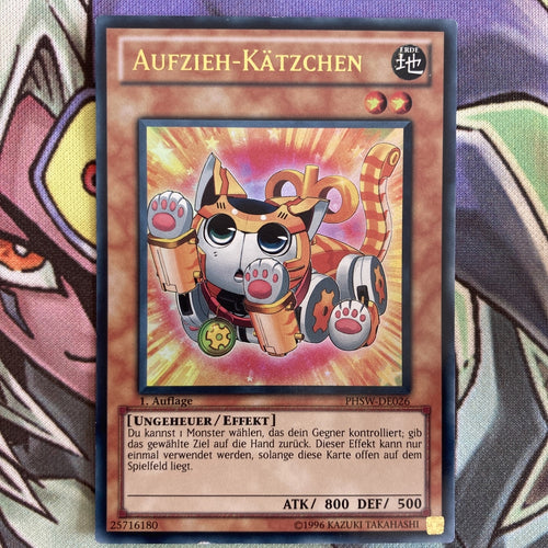 PHSW-DE026 Wind Up Kitten German Ultra Rare 1st Edition NM Yugioh Card