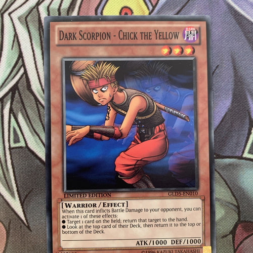 GLD5-EN010 Dark Scorpion - Chick The Yelow Common Limited Edition NM Yugioh Card