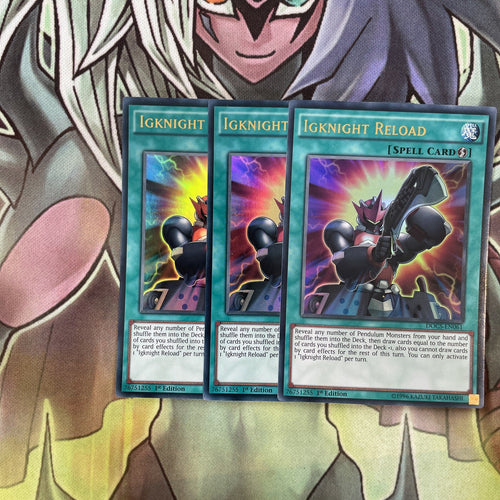 DOCS-EN061 x3 Igknight Reload Ultra Rare Excellent Condition Yugioh