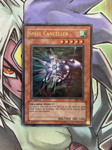 MFC-020 Spell Canceller Ultra Rare 1st Ed Yugioh Card NM