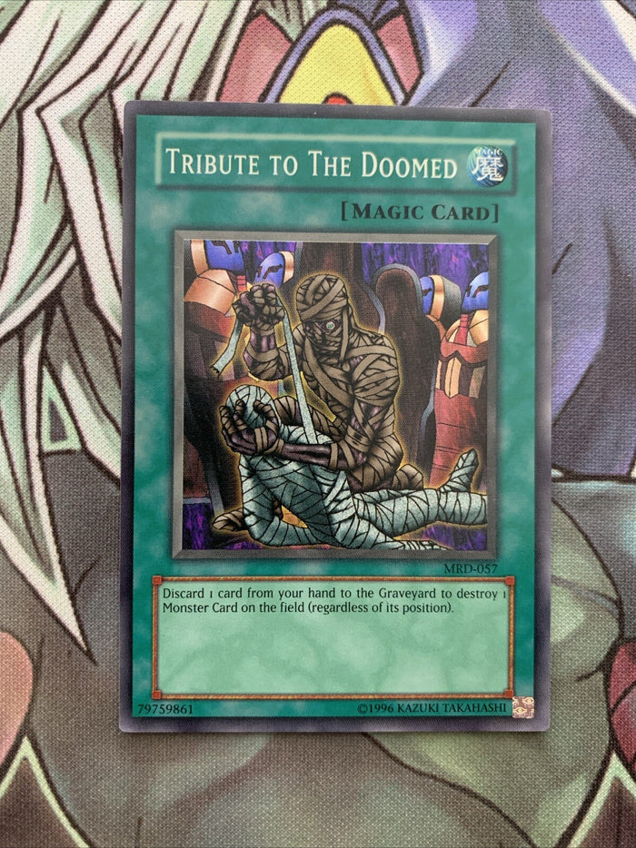 MRD-057 Tribute To The Doomed Super Rare Unlimited Edition NM Yugioh Card
