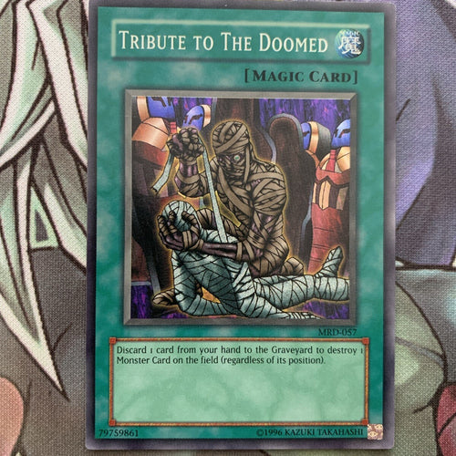 MRD-057 Tribute To The Doomed Super Rare Unlimited Edition NM Yugioh Card
