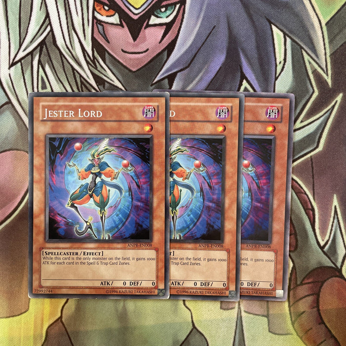ANPR-EN008 x3 Jester Lord Rare Excellent Condition Yugioh