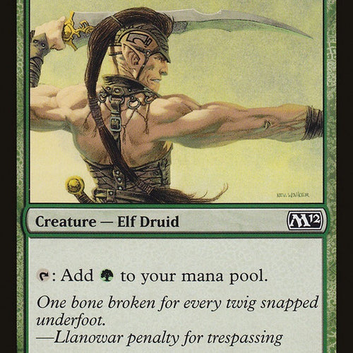 Llanowar Elves - Magic 2012 Excellent Magic MTG