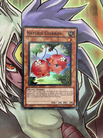STBL-EN030 Naturia Cherries Super Rare 1st Edition NM Yugioh Card