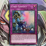 FIGA-EN042 Cynet Conflict Super Rare 1st Edition NM Yugioh Card