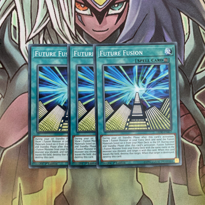 LEDD-ENB17 x3 Future Fusion Common Excellent Condition Yugioh