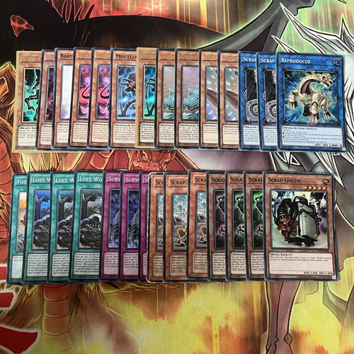 Deck Scrap Dinosaur Yugioh 27 Cards