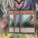 INCH-EN005 x3 Infinitrack Trencher Secret Rare Excellent Condition Yugioh