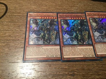 TDIL-EN020 3 x YuGiOh  Master Peace, the True Dracoslayer Ultra Rare 1st ed! (back)