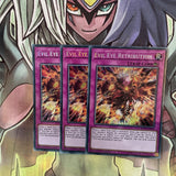 INCH-EN039 x3 Evil Eye Retribution Secret Rare Excellent Condition Yugioh