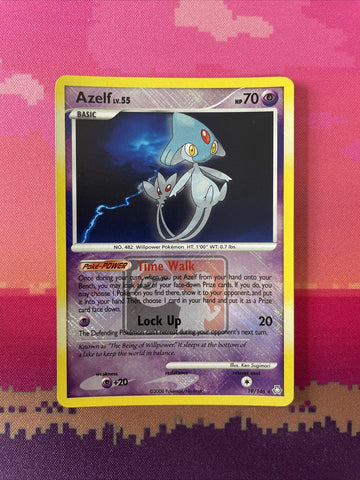 Pokemon Card Azelf Legends Awakened Crosshatch League Promo 19/146 NM