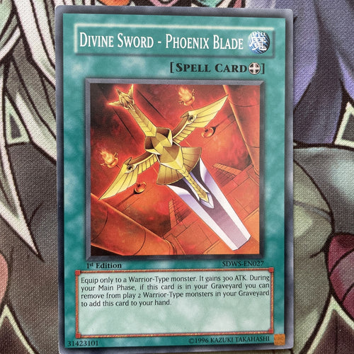 SDWS-EN027 Divine Sword - Phoenix Blade Common 1st Edition NM Yugioh Card