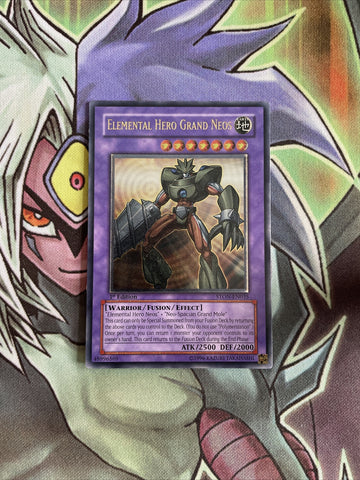 STON-EN035 Elemental Hero Grand Neos Ultimate Rare 1st Edition NM Yugioh Card