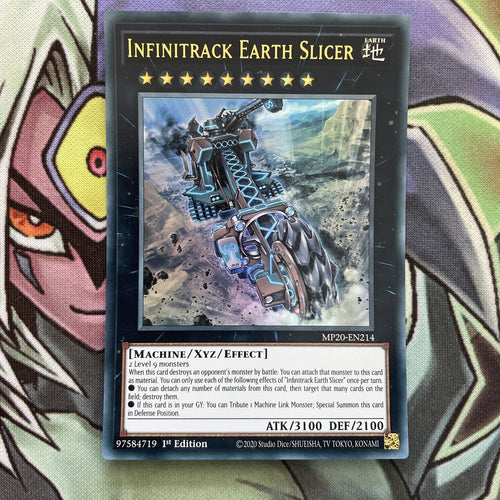 MP20-EN214 Infinitrack Earth Slicer Ultra Rare 1st Edition Near Mint Yugioh Card