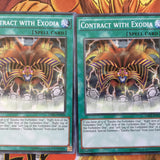 LDK2-ENY29 x3 Contract With Exodia Near Mint/Mint Pack Fresh Yugioh