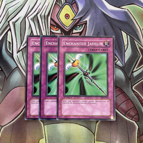 PSV-E015 x3 Enchanted Javelin Common Excellent Condition Yugioh