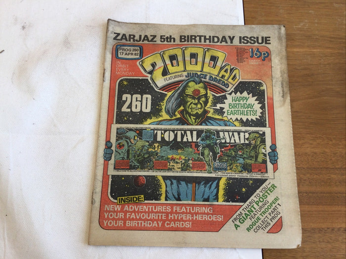2000AD Comic - Prog 260 - 17 April 1982