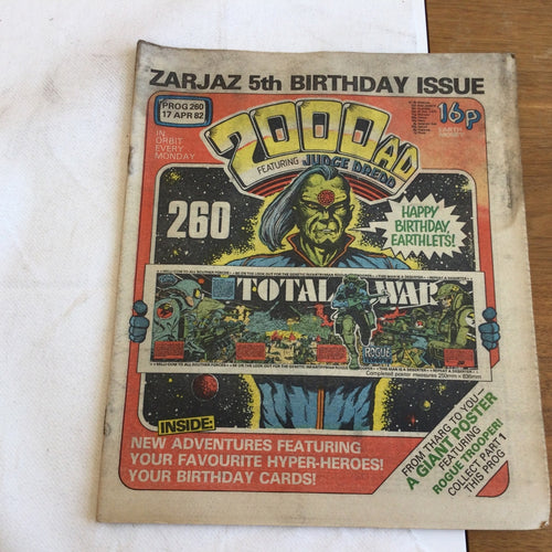 2000AD Comic - Prog 260 - 17 April 1982