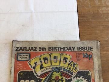 2000AD Comic - Prog 260 - 17 April 1982 (back)