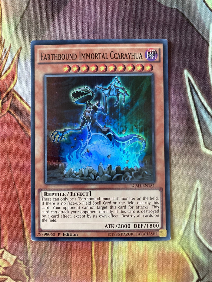 LC5D-EN151 YuGiOh Earthbound Immortal Ccarayhua Super Rare 1st Edition