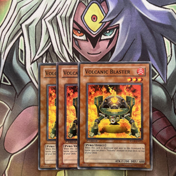 FOTB-EN011 x3 Volcanic Blaster Common Excellent Condition Yugioh