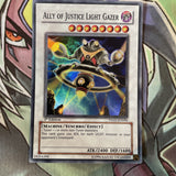 TSHD-EN096 Ally Of Justice Light Gazer Super Rare 1st Edition NM Yugioh Card