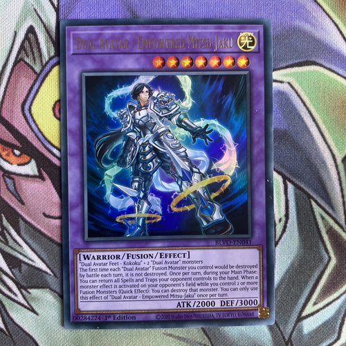 BLVO-EN041 Dual Avatar - Empowered Mitsu-Jaku Ultra 1st Edition NM Yugioh Card