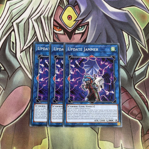 SAST-EN045 x3 Update Jammer Common Excellent Conditon Yugioh