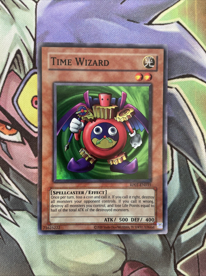 RP01-EN035 Time Wizard Super Rare Unlimited Edition NM Yugioh Card