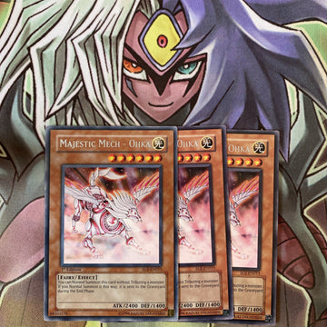 EOJ-EN015 x3 Majestic Mech - Ohka Rare Excellent Condition Yugioh