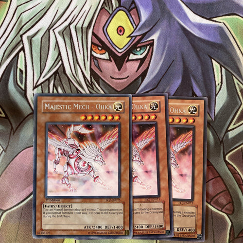 EOJ-EN015 x3 Majestic Mech - Ohka Rare Excellent Condition Yugioh