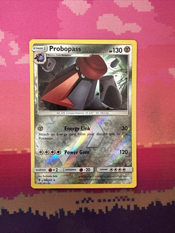 Pokemon Card Probopass Guardians Rising Reverse Holo Rare 86/145 Near Mint