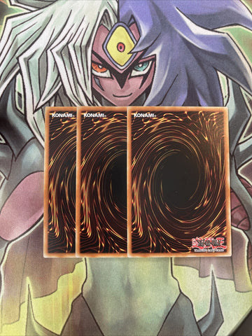 SDCH-EN036 x3 Solemn Warning Common Excellent Condition Yugioh (back)