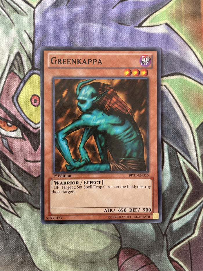 BP01-EN056 Greenkappa Starfoil Rare 1st Edition NM Yugioh Card
