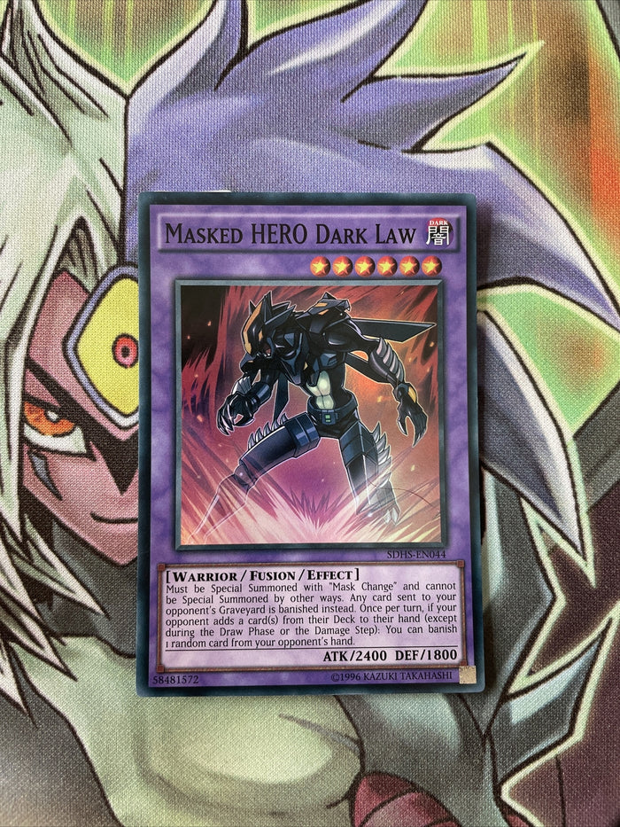 SDHS-EN044 Masked Hero Dark Law UNL  Edition NM Yugioh Cards