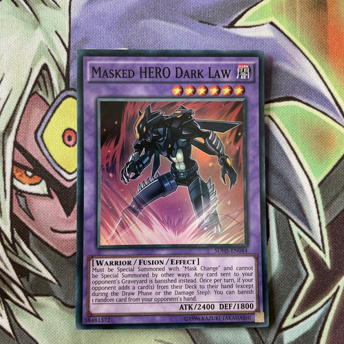SDHS-EN044 Masked Hero Dark Law UNL  Edition NM Yugioh Cards