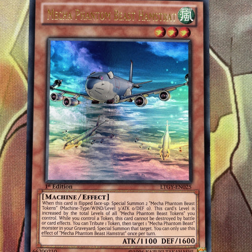 LTGY-EN025 Mecha Phantom Beast Hamstrat Ultra Rare Yugioh Card 1st