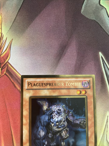 GLD3-EN019 Plaguespreader Zombie Gold Rare Limited Edition Yugioh (back)